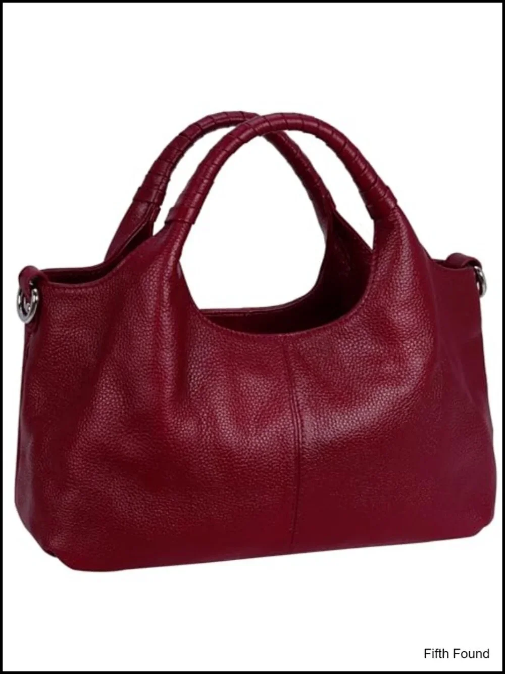 Genuine leather satchel handbag crossbody shoulder hobo